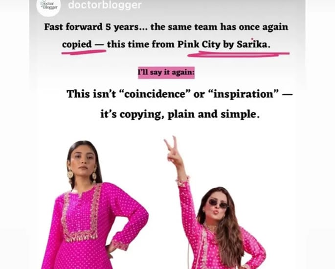 Ayeza Khan faces Backlash for 'Copying Indian Designer Wear'