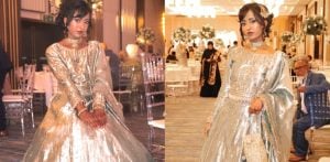'Bake Off' Star Sumayah Kazi dazzles in Wedding Guest Outfit - F