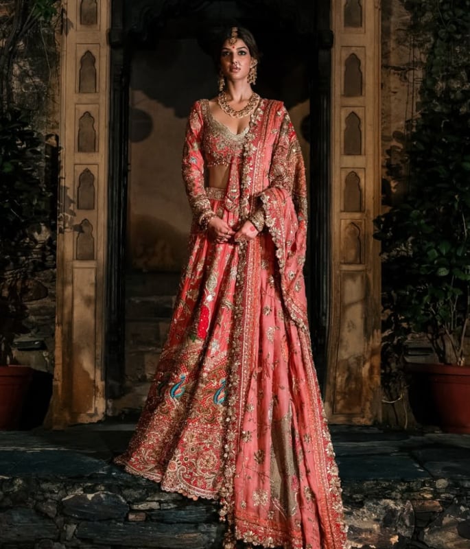 Harnaaz Sandhu stuns in Rimple & Harpreet’s New Bridal Collection 3