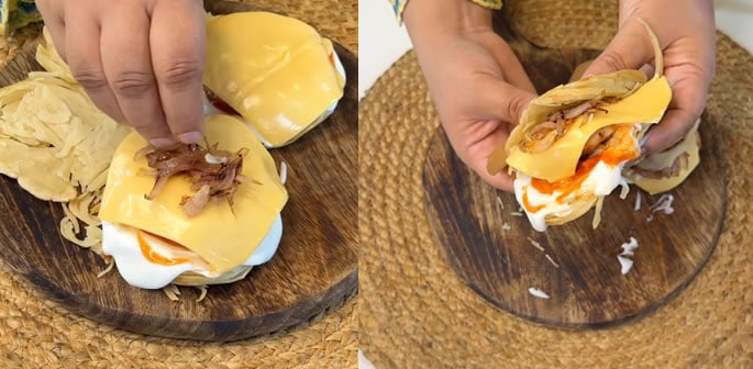 How to Make the Viral Paratha Burger f