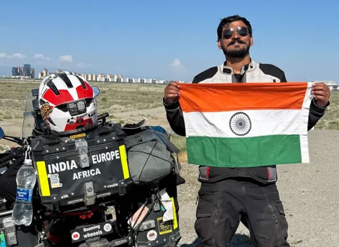 Indian Influencer gifted New Motorbike after Nottingham Theft