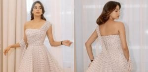 Janhvi Kapoor stuns in Custom Miu Miu Gown at TIFF 2025 F