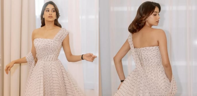 Janhvi Kapoor stuns in Custom Miu Miu Gown at TIFF 2025 F