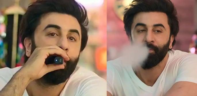 Ranbir's 'Vape' Moment in The Bads of Bollywood sparks Row f.