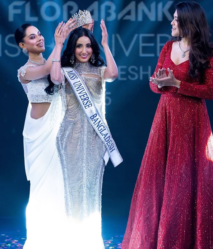 Tangia Zaman Methila crowned Miss Universe Bangladesh 2025