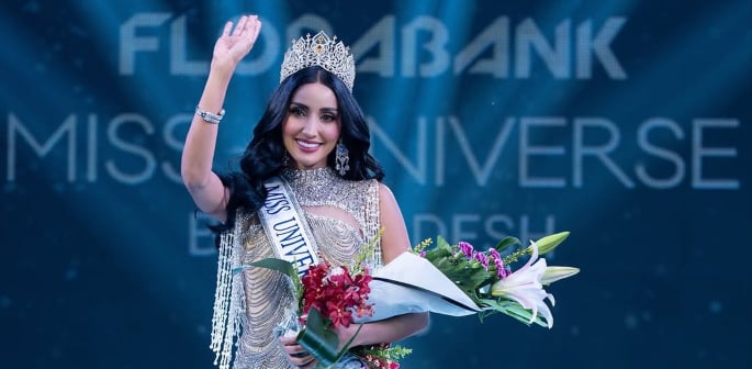 Tangia Zaman Methila crowned Miss Universe Bangladesh 2025 f