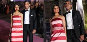 Akshata Murty’s Pink Ball Look Sparks Fashion Debate Online F