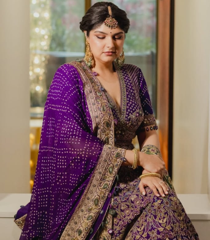 Anshula Kapoor shares her First Wedding Look by Arpita Mehta 6
