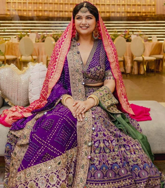 Anshula Kapoor shares her First Wedding Look by Arpita Mehta 6