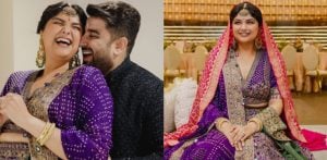 Anshula Kapoor shares her First Wedding Look by Arpita Mehta F