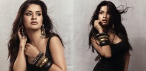 Avneet Kaur wows in Modern Ethnic Dress with Mirror Detailing F