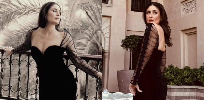 Kareena Kapoor radiates Vintage Charm in Rahul Mishra Gown F