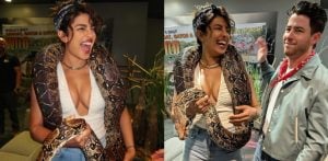 Priyanka Chopra Jonas is 'Ssssssubtle' in Snake Pictures - F