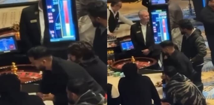 Rajab Butt & Nadeem Nani Wala spotted 'Gambling' in London f