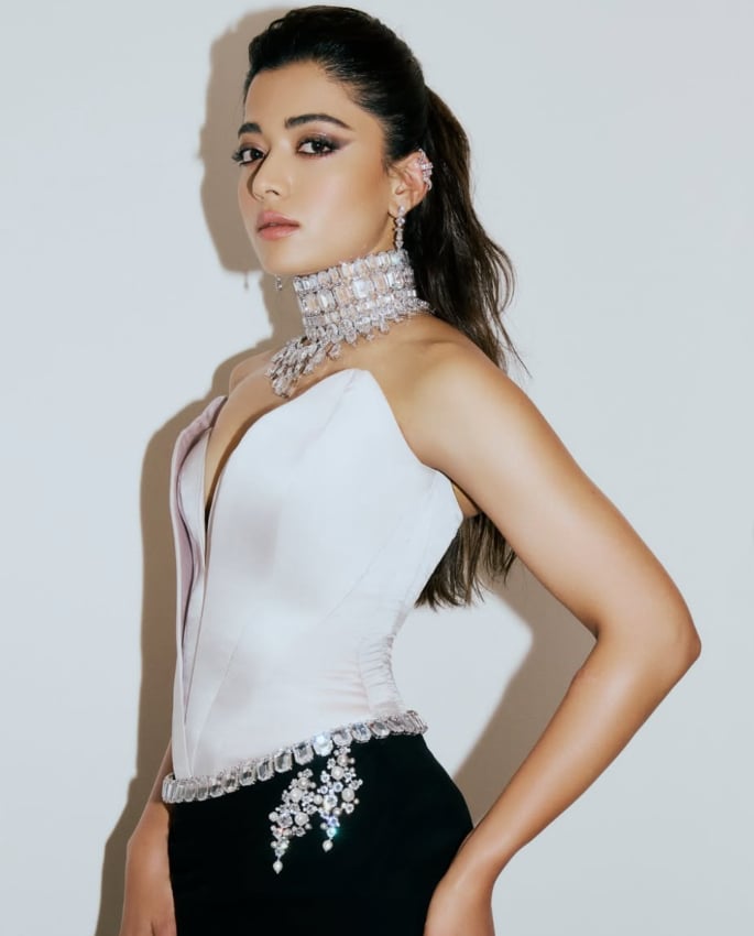 Rashmika Mandanna shines in Swarovski Debut at Glittering Event