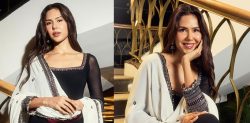 Sonam Bajwa’s Black & Ivory Look Redefines Winter Weddings