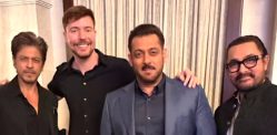 YouTuber MrBeast Strikes a Pose with Aamir, Salman & SRK - F