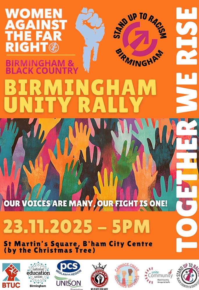 Birmingham Rally to Show Solidarity Against Racism & Misogyny