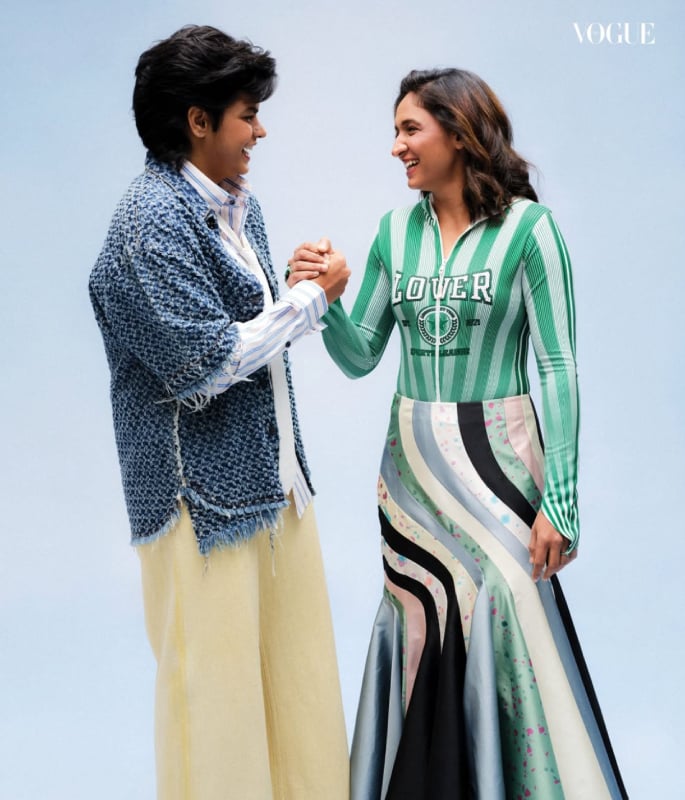 Harmanpreet, Shafali, Deepti & Pratika shine on Vogue India Cover 