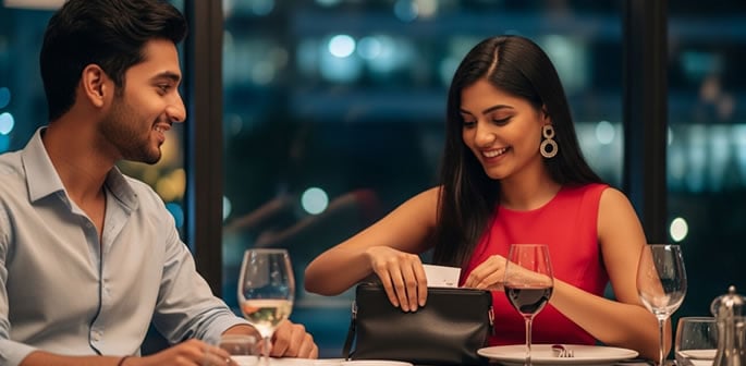 How Many Indian Women Prefer to Split the Bill on a Date f