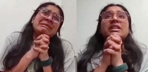 Indian Woman 'Caught Shoplifting' Cries & Pleads with US Police f