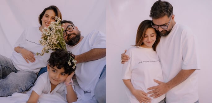 Iqra Aziz Announces Second Pregnancy with Yasir Hussain f