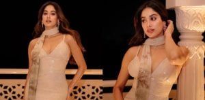 Janhvi Kapoor dazzles in Watercolour Elie Saab Gown F
