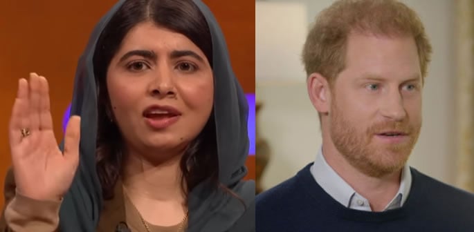 Malala reveals Why Her Mother 'Shoved' Prince Harry f