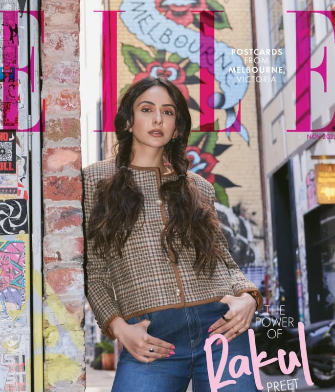Rakul Preet Singh shines in ELLE India’s Digital Cover Shoot 