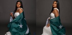 Roma Riaz Drapes the Pakistani Flag in Gratitude