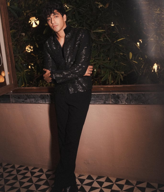 Ahaan Panday stuns in Rohit Gandhi & Rahul Khanna at GQ MOTY 