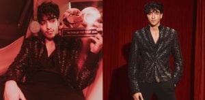 Ahaan Panday stuns in Rohit Gandhi & Rahul Khanna at GQ MOTY F