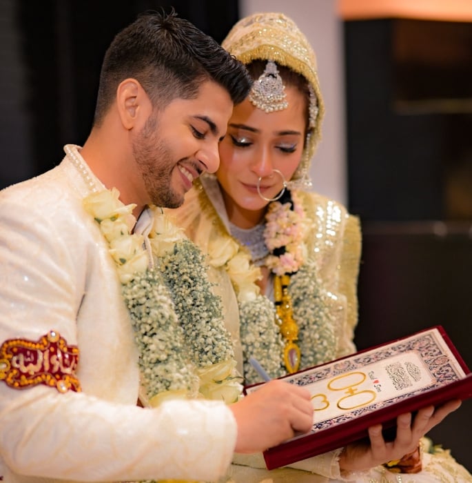 Sara Khan marries Krish Pathak in Lavish Dual Ceremony - 2