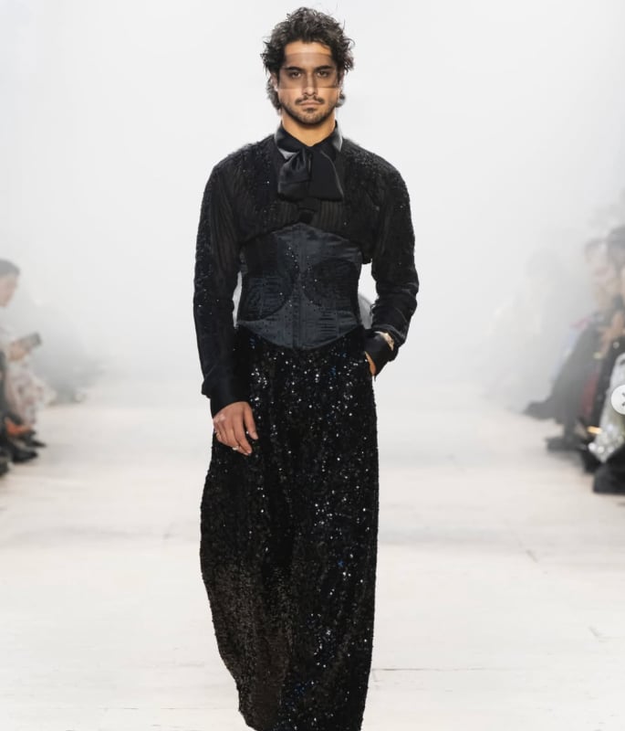 Avan Jogia walks his First Ever Couture Show for Rahul Mishra F