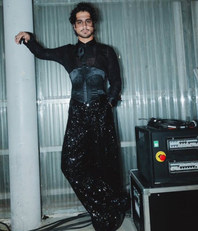 Avan Jogia walks his First Ever Couture Show for Rahul Mishra 