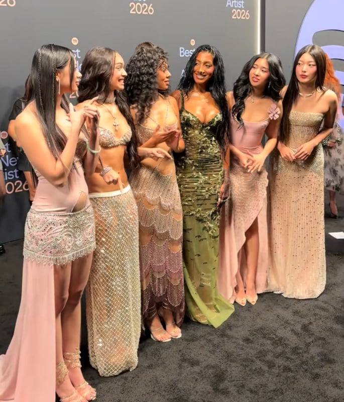 KATSEYE Shine at Spotify’s 2026 Best New Artist Party 2