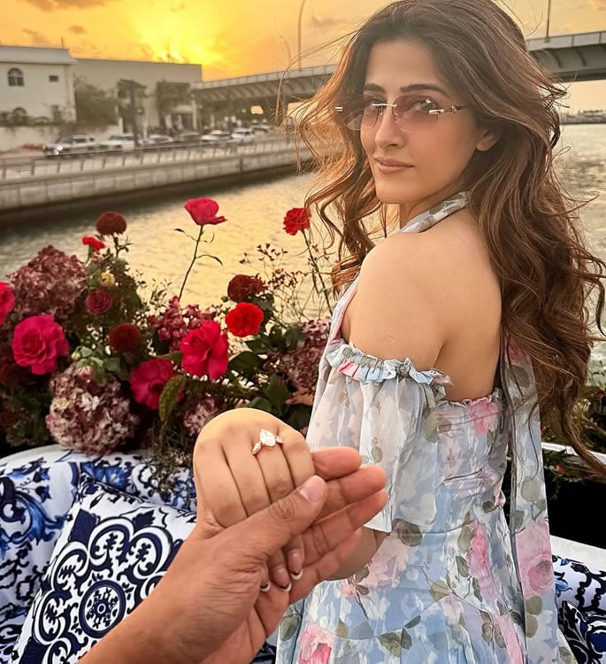 Nupur Sanon Flaunts Massive Diamond Ring in Engagement Reveal 2
