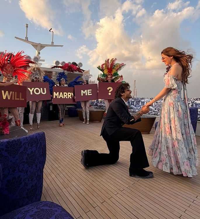 Nupur Sanon Flaunts Massive Diamond Ring in Engagement Reveal