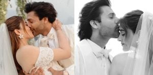 Nupur Sanon Gets Married in Elegant White Wedding fg