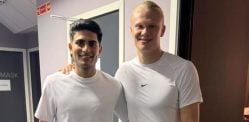 Shubman Gill and Erling Haaland Share Special Moment f