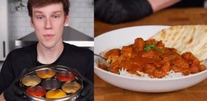 US Influencer Impresses Indians with Chicken Tikka Masala Recipe f