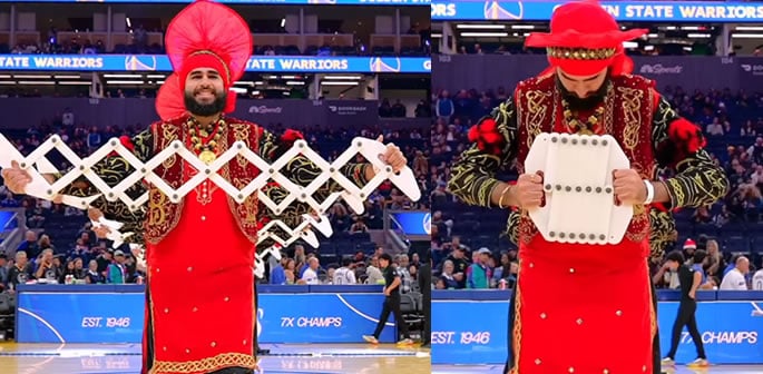 Viral Bhangra Performance of Dhurandhar Title Track Stuns NBA Fans f