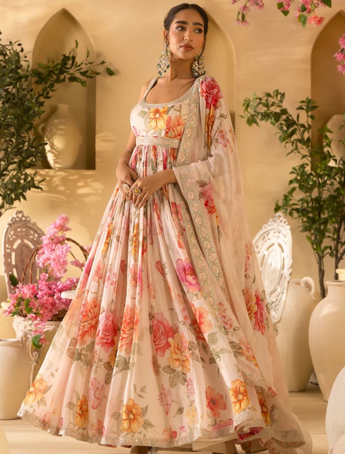 7 Fresh Floral Ethnic Looks Perfect for Spring Weddings 