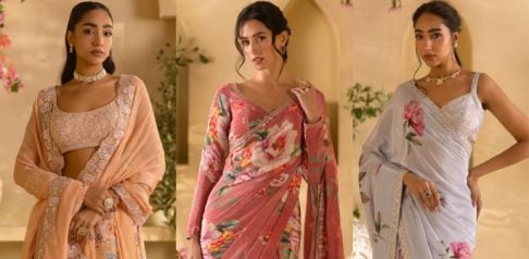 7 Fresh Floral Ethnic Looks Perfect for Spring Weddings F