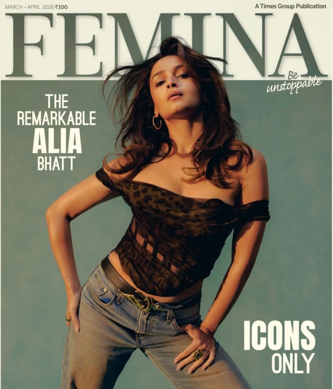 Alia Bhatt brings Modern Elegance to Femina India March Issue