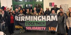 Birmingham Rallies for Major Anti-Racism March in London Birmingham Rallies for Major Anti-Racism March in London f