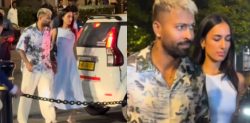 Hardik Pandya & Mahieka Sharma Spotted Twinning in Mumbai