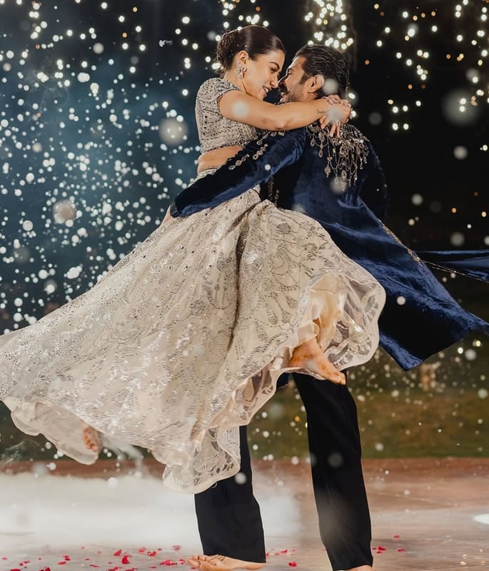 Rashmika & Vijay share Joyful Moments from Sangeet Night