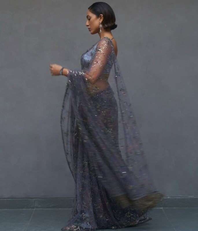 Sobhita Dhulipala stuns in Sabyasachi Saree at Gaddar Awards 2026