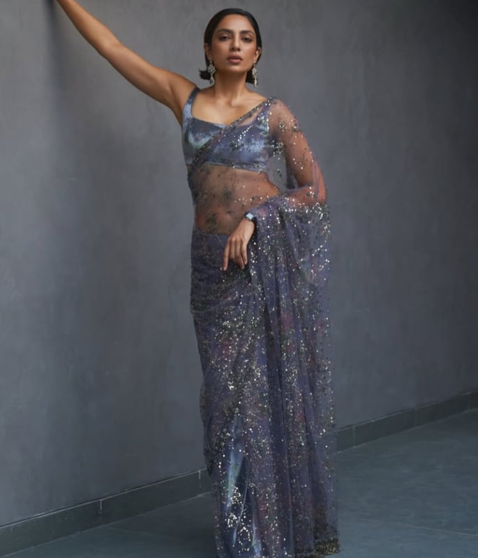 Sobhita Dhulipala stuns in Sabyasachi Saree at Gaddar Awards 2026